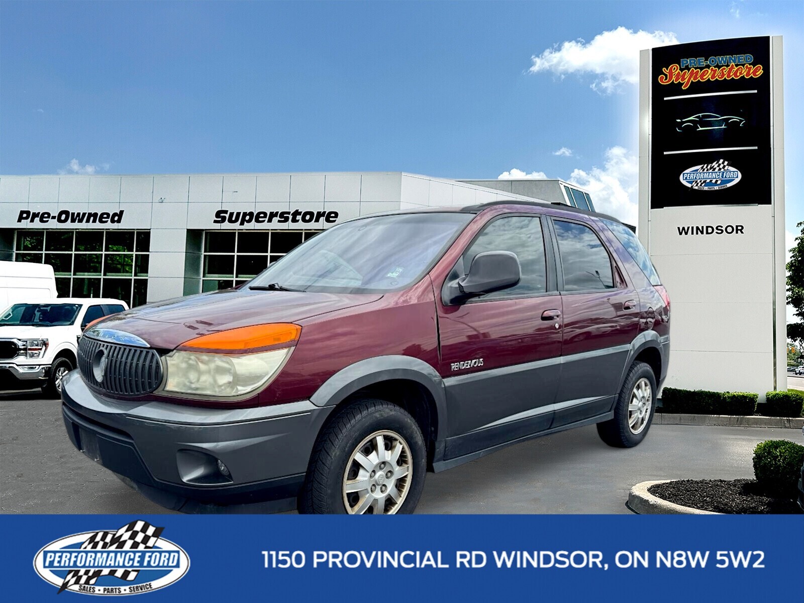 2002 Buick Rendezvous as is