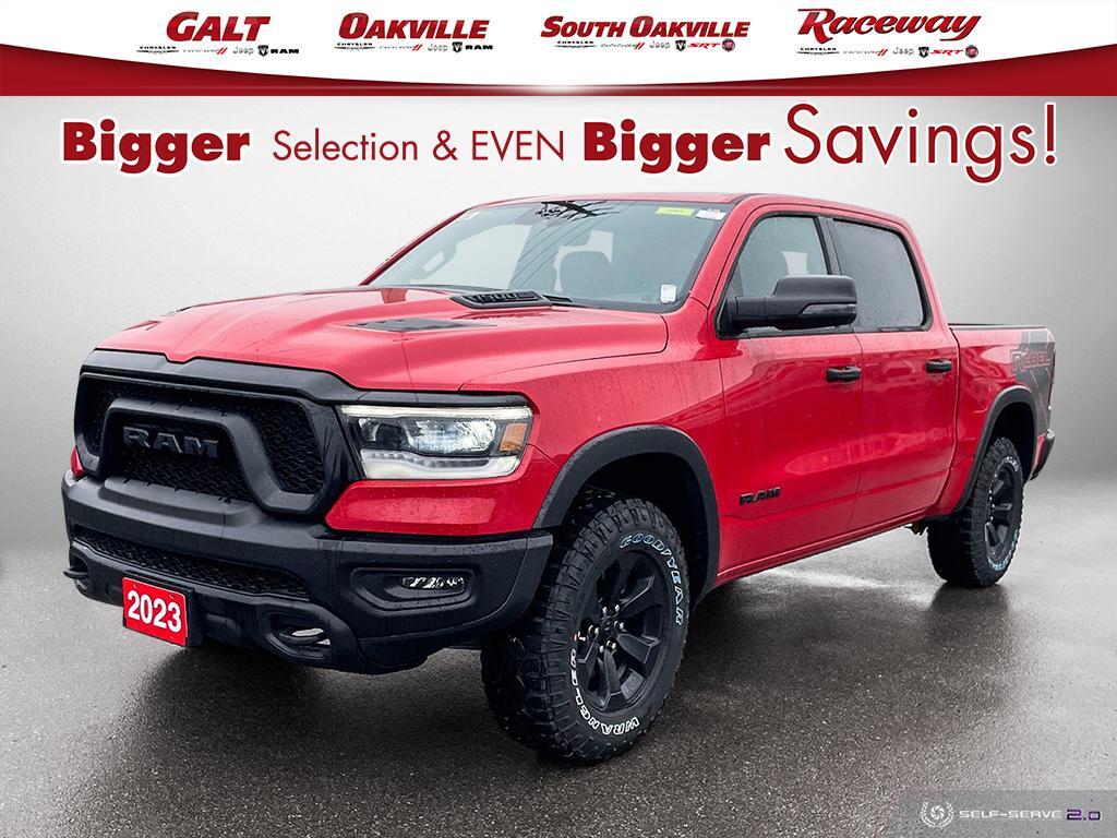 2023 Ram 1500 REBEL | NIGHT EDITION | CREW | V8 | FLAME RED |