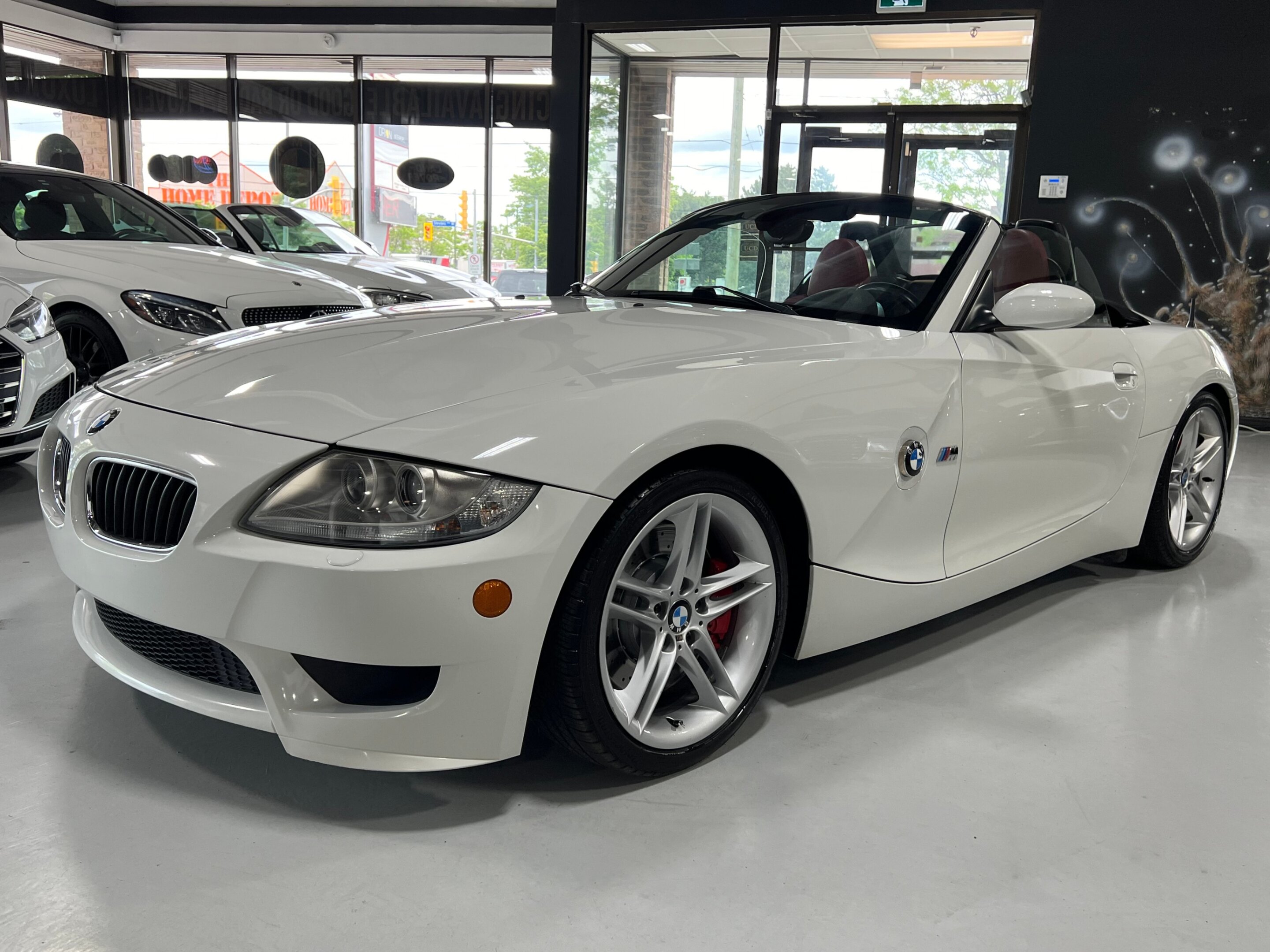 2006 BMW Z4 M M ROADSTER 6 SPEED MANUAL RED INTERIOR CLEAN CARFA