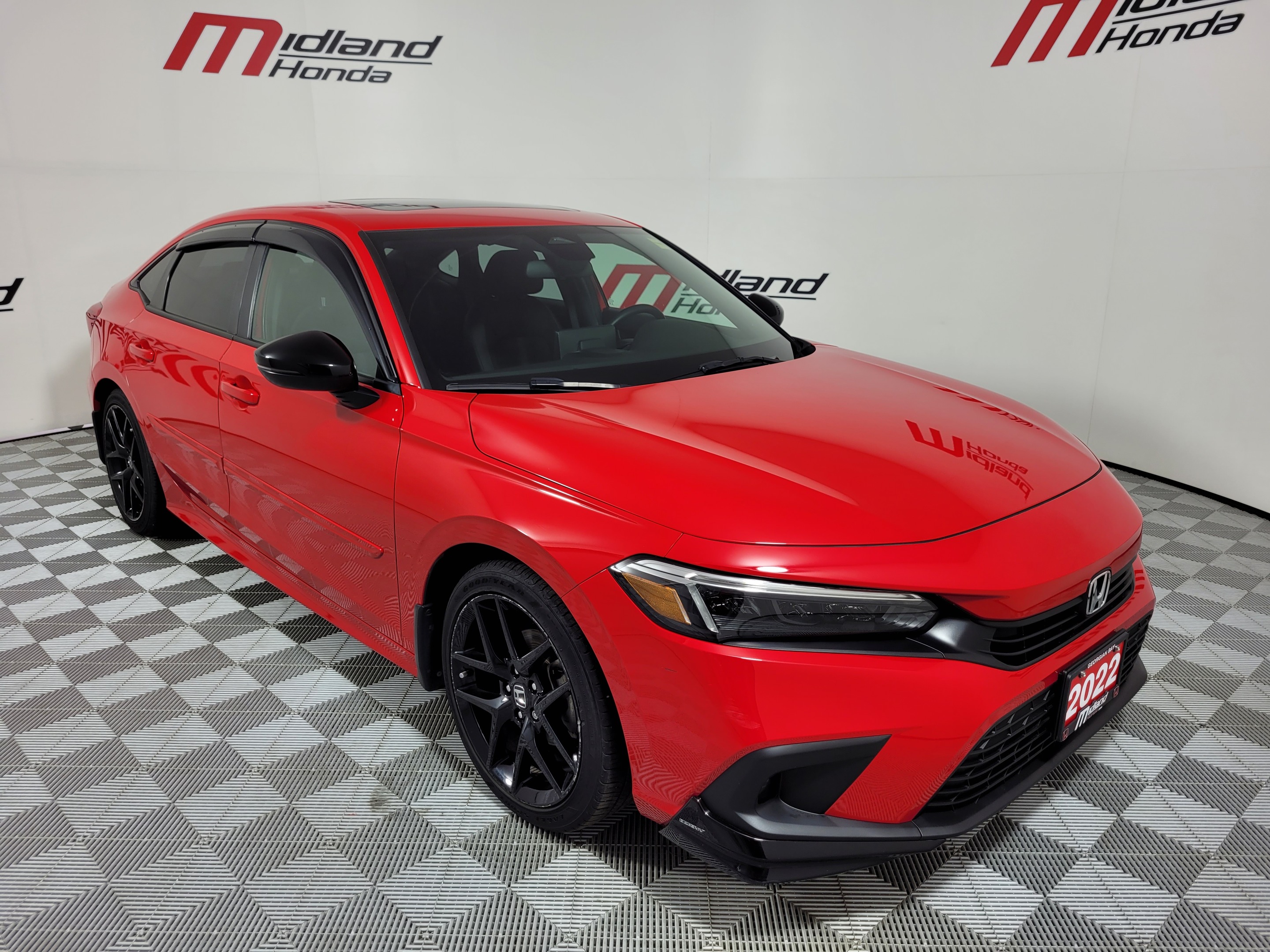 2022 Honda Civic Sport | Ralleye Red! | 1 Owner Accident Free