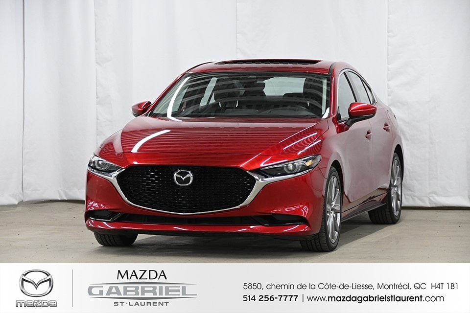 2019 Mazda Mazda3 GT + SEULEMENT 25 000KM (CARPROOF REPORT AVAILABLE