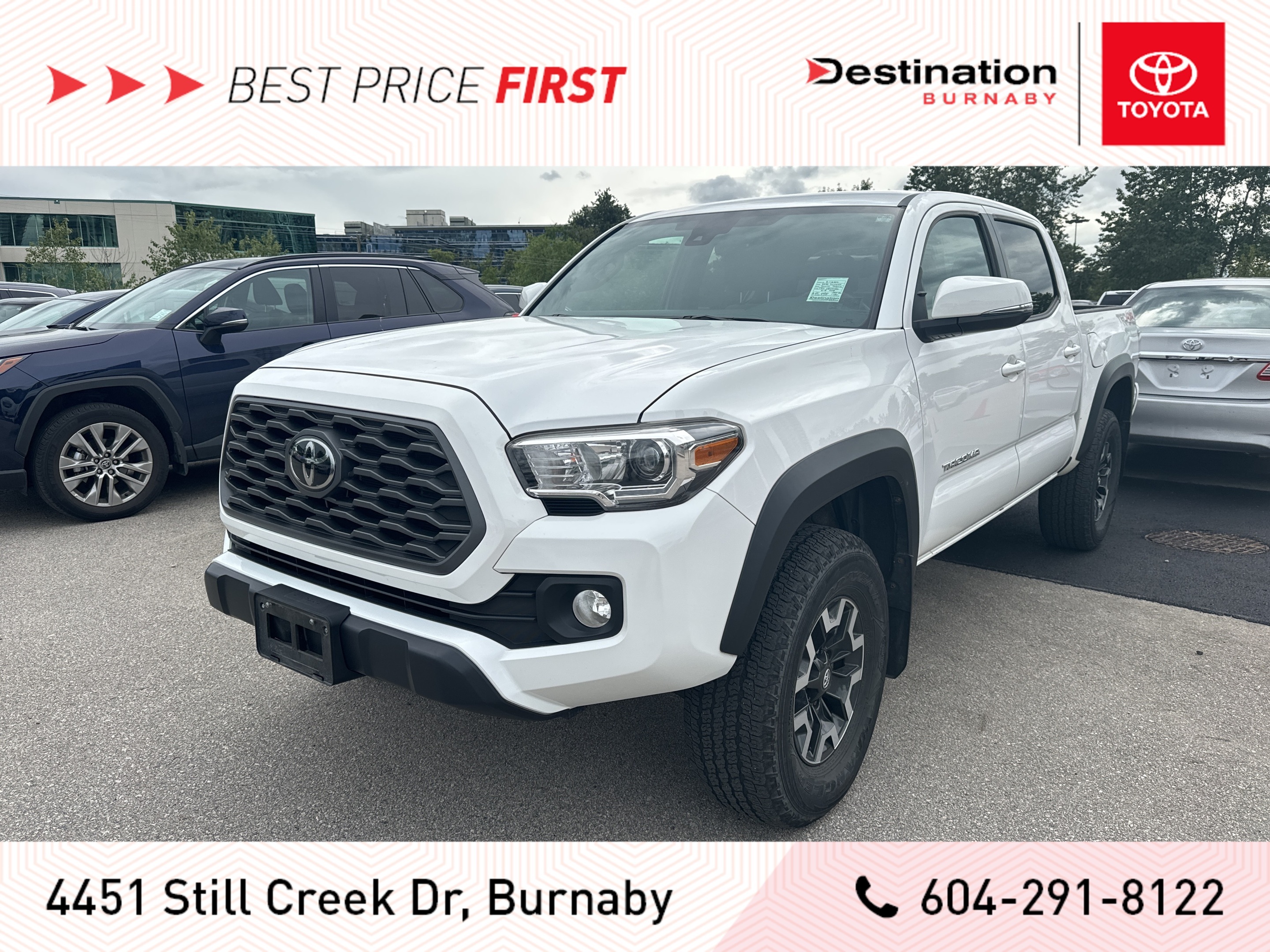 2020 Toyota Tacoma TRD Off Road! No Accidents Toyota Certified!