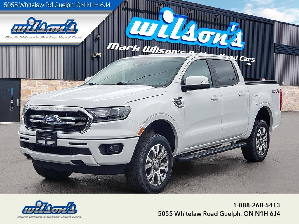 2022 Ford Ranger LARIAT Crew 4WD, Leather, Heated Seats, CarPlay + 