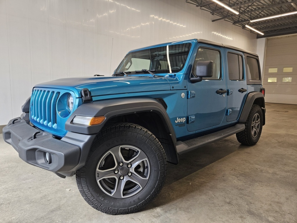 2019 Jeep WRANGLER UNLIMITED Sport***TURQUOISE***2 TOITS!!!