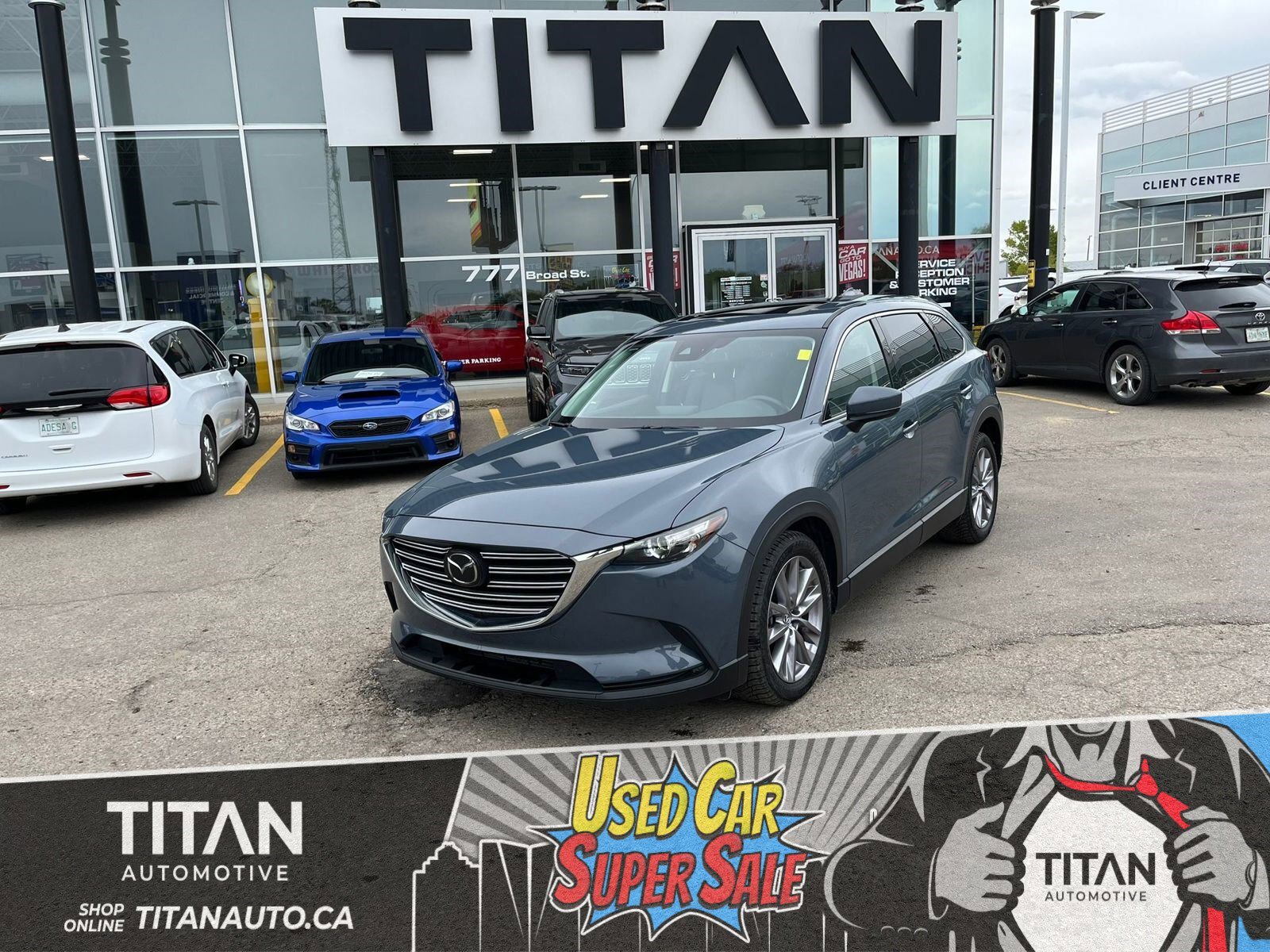 2023 Mazda CX-9 GS Luxe AWD | Adaptive Cruise | Sunroof | Htd Leat