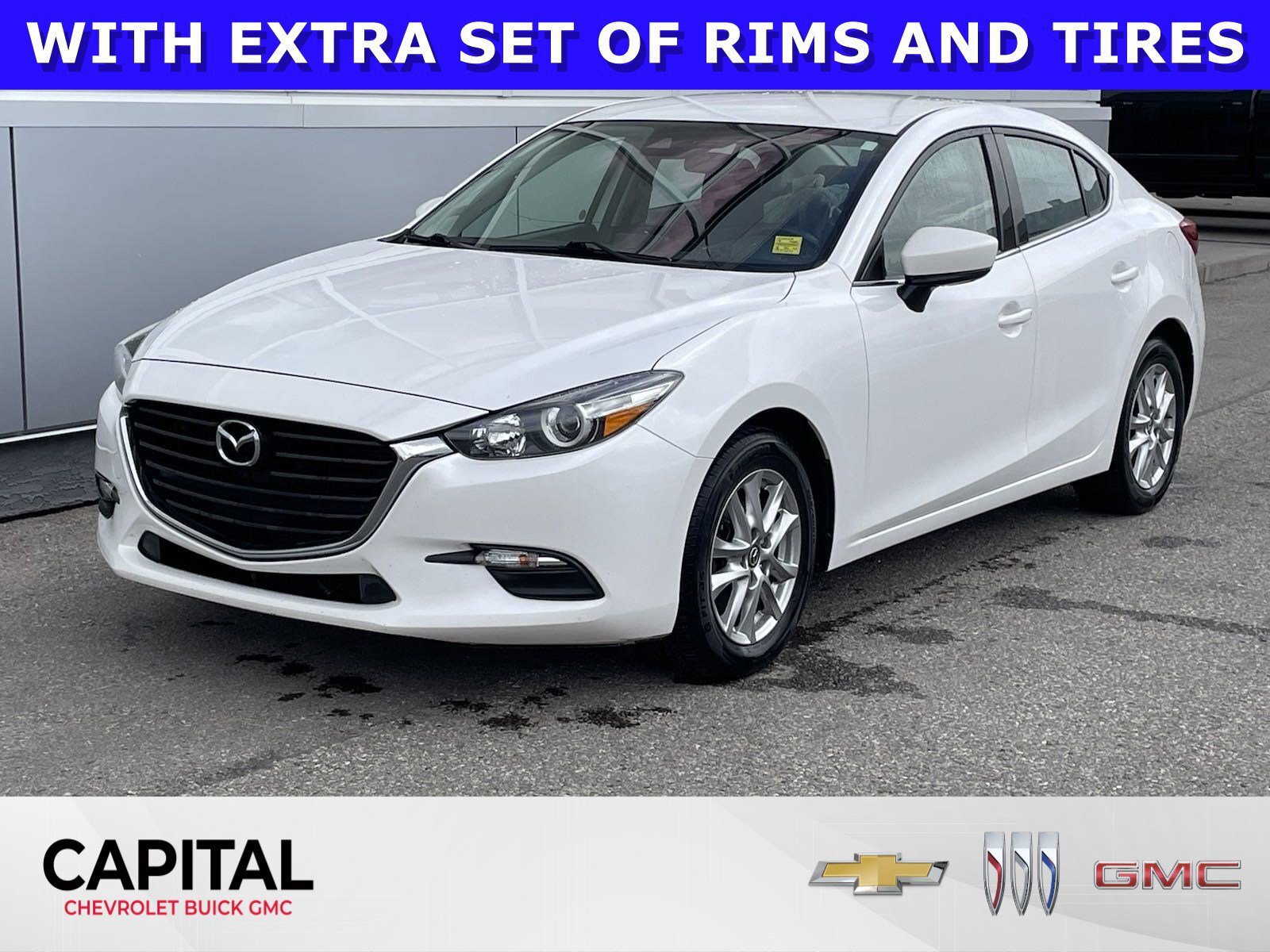 2018 Mazda Mazda3 GS + DRIVER SAFETY PACKAGE + HEATED SEATS & STEERI