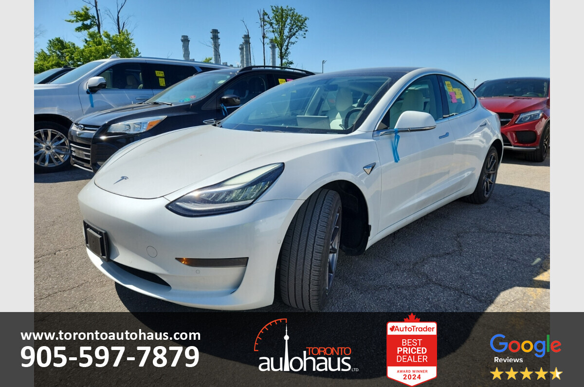 2019 Tesla Model 3 WHITE ON WHITE I TESLASUPERSTORE.CA 