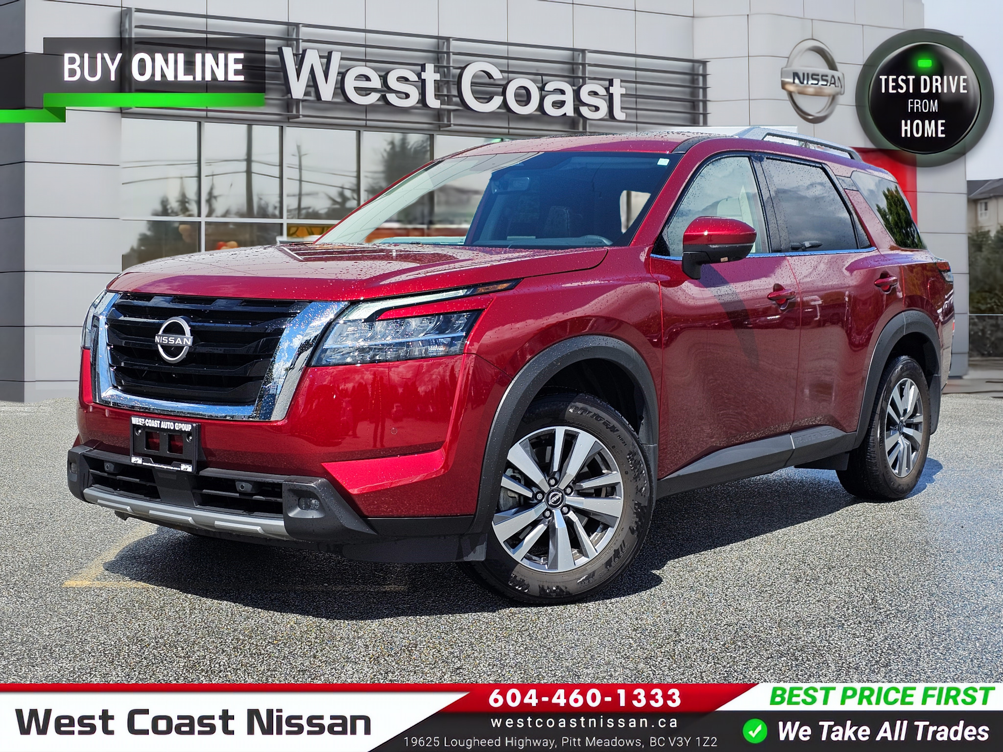 2023 Nissan Pathfinder SL 4X4 Certified- No Accidents, Only 11,000 kms!