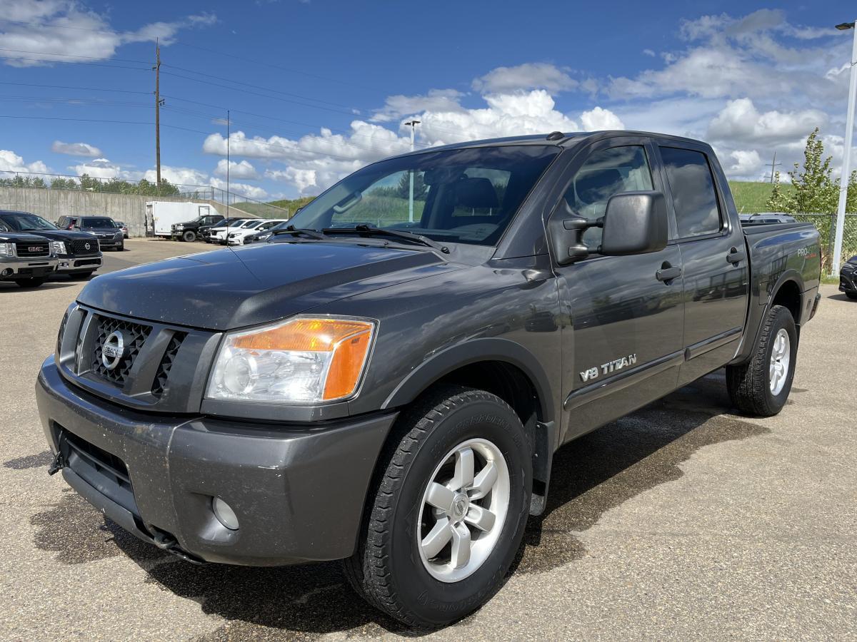 2012 Nissan Titan 4X4 Crew SV PRO-4X OFF ROAD | 1-OWNER | LEATHER