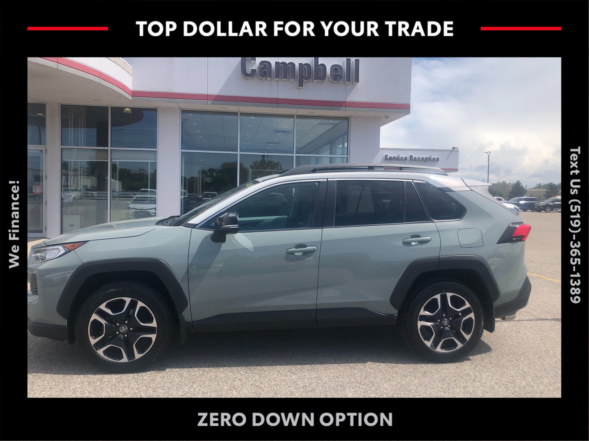 2019 Toyota RAV4 TRAIL EDITION--1 OWNER--AWD--HEATED & COOLED LEATH