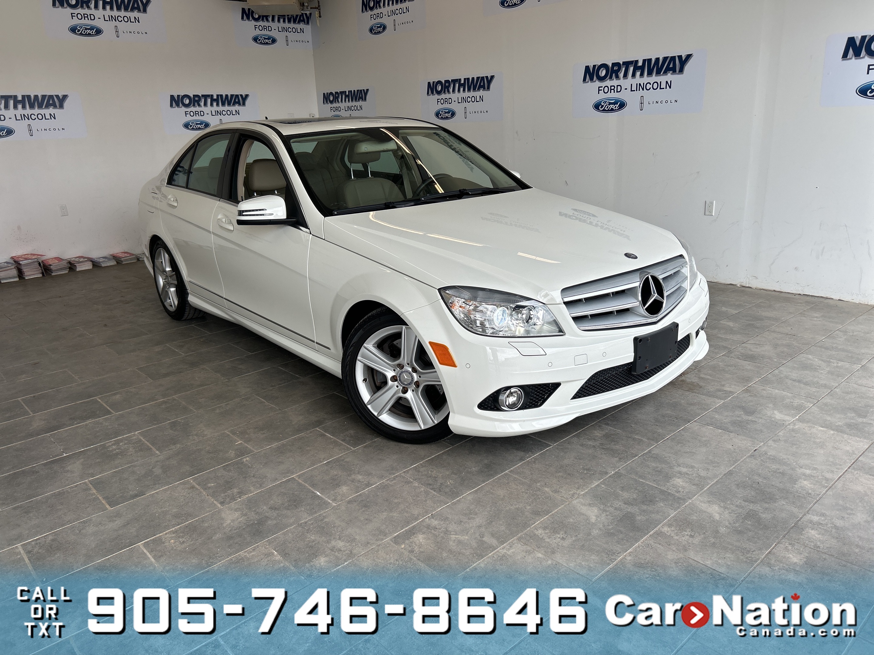 2010 Mercedes-Benz C-Class C300 | AWD | LEATHER | SUNROOF | NAV | ONLY 58 KM!