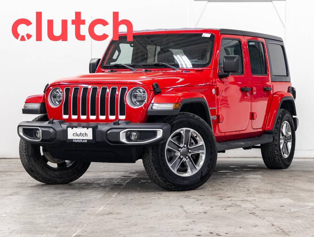 2020 Jeep WRANGLER UNLIMITED Sahara 4x4 w/ Uconnect 4C, Apple CarPlay & Android