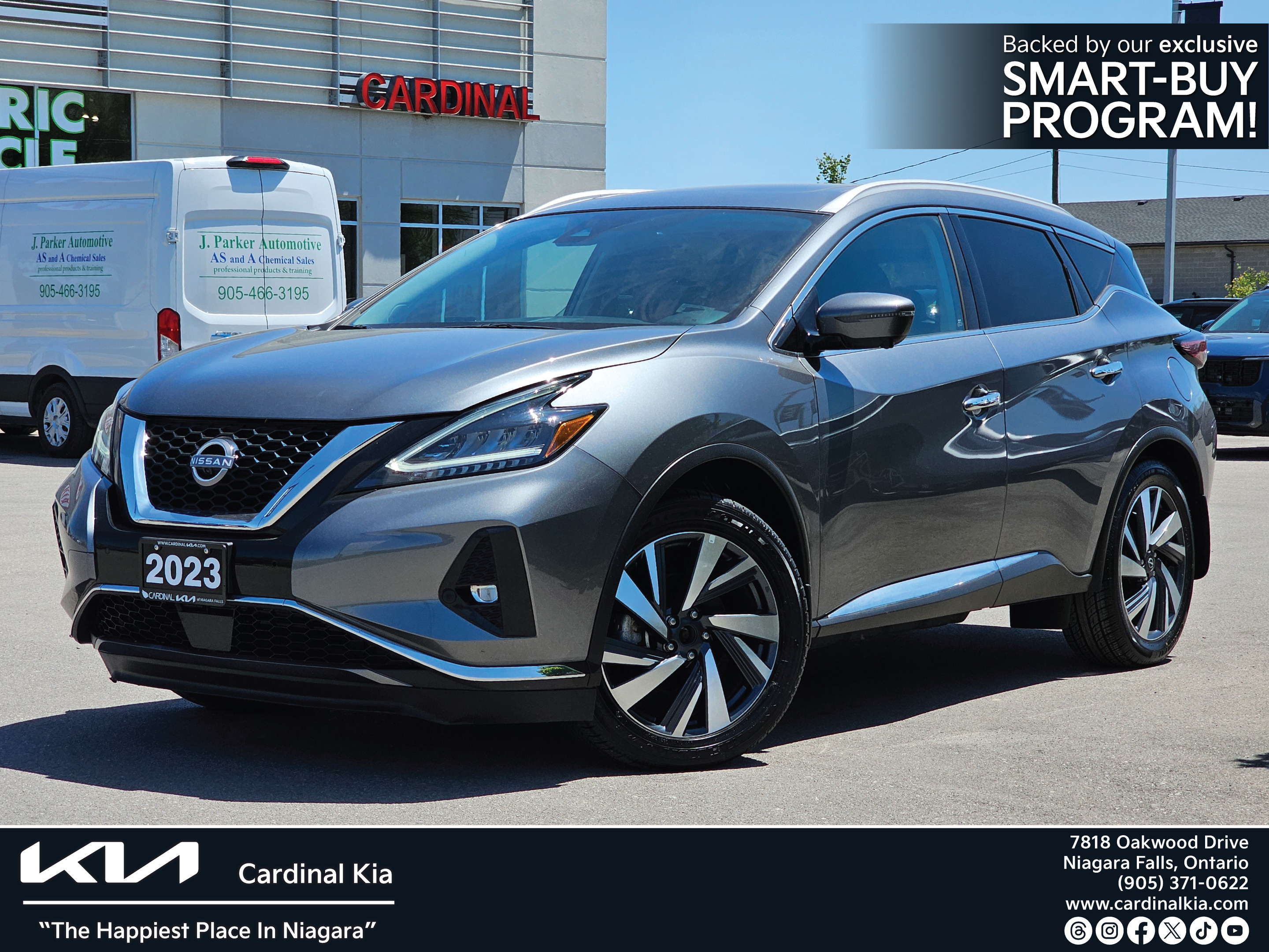 2023 Nissan Murano SL, AWD, Navi, Leather Heated Seats, Remote Starte