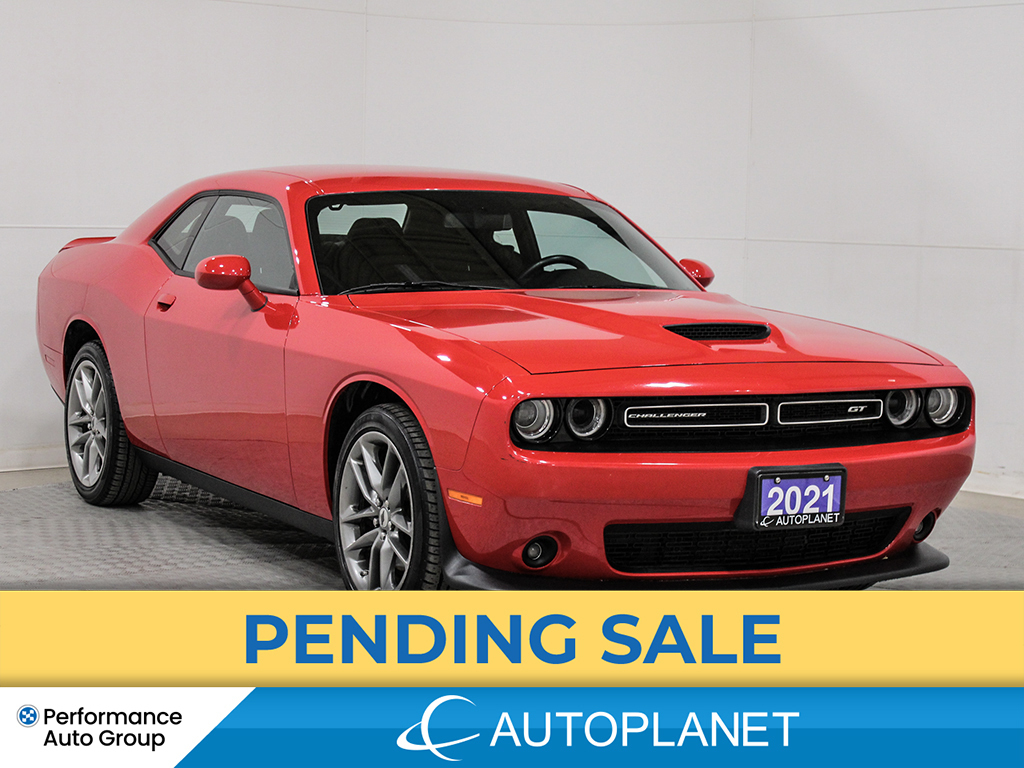 2021 Dodge Challenger GT AWD, Back Up Cam, Power Seat, Bluetooth!