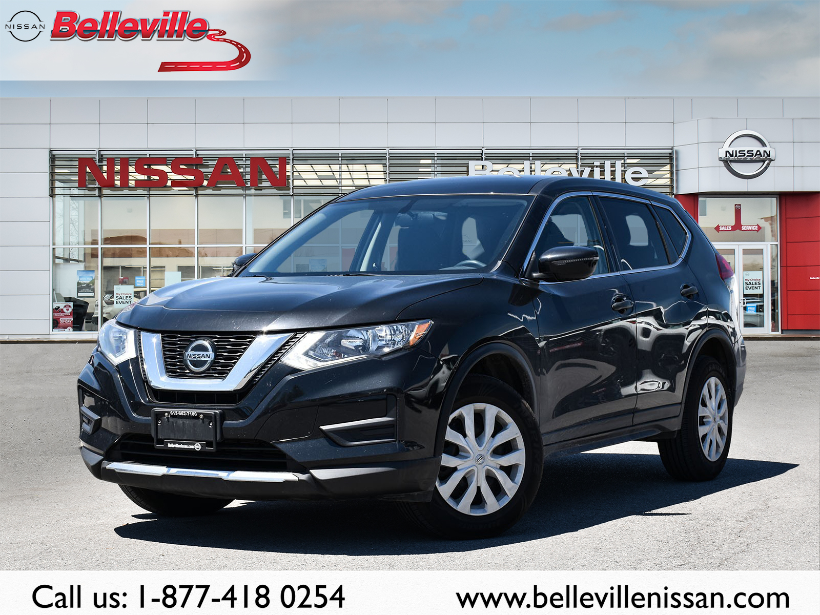2018 Nissan Rogue S AWD, Local trade, well serviced, great shape!