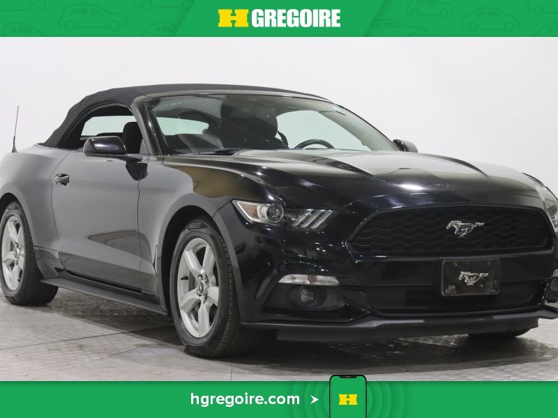 2017 Ford Mustang CONVERTIBLE A/C TOIT GR ELECT MAGS CAM RECUL BLUET