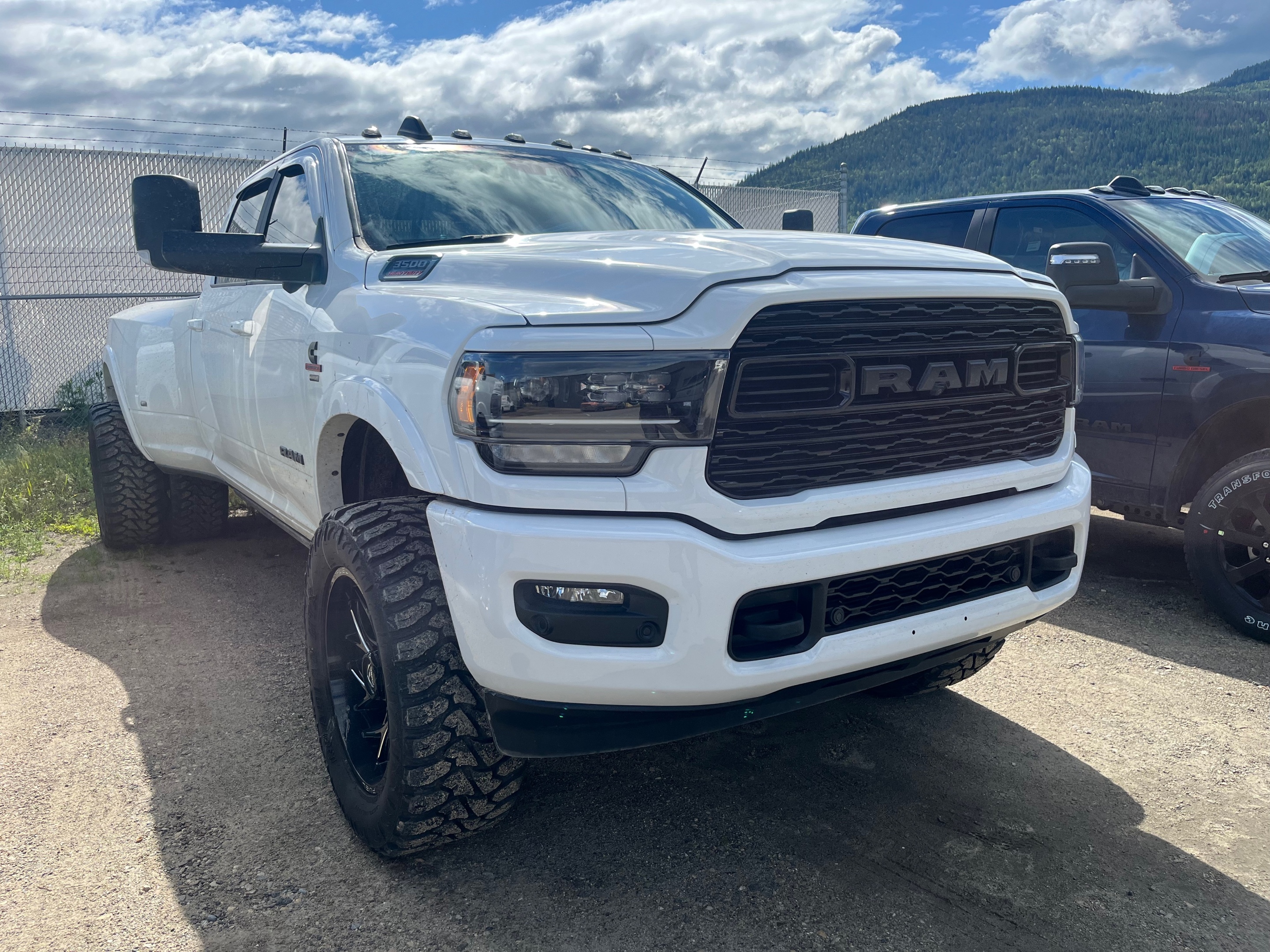 2022 Ram 3500 Limited Dually Fuel Wheels on 35&#39;s
