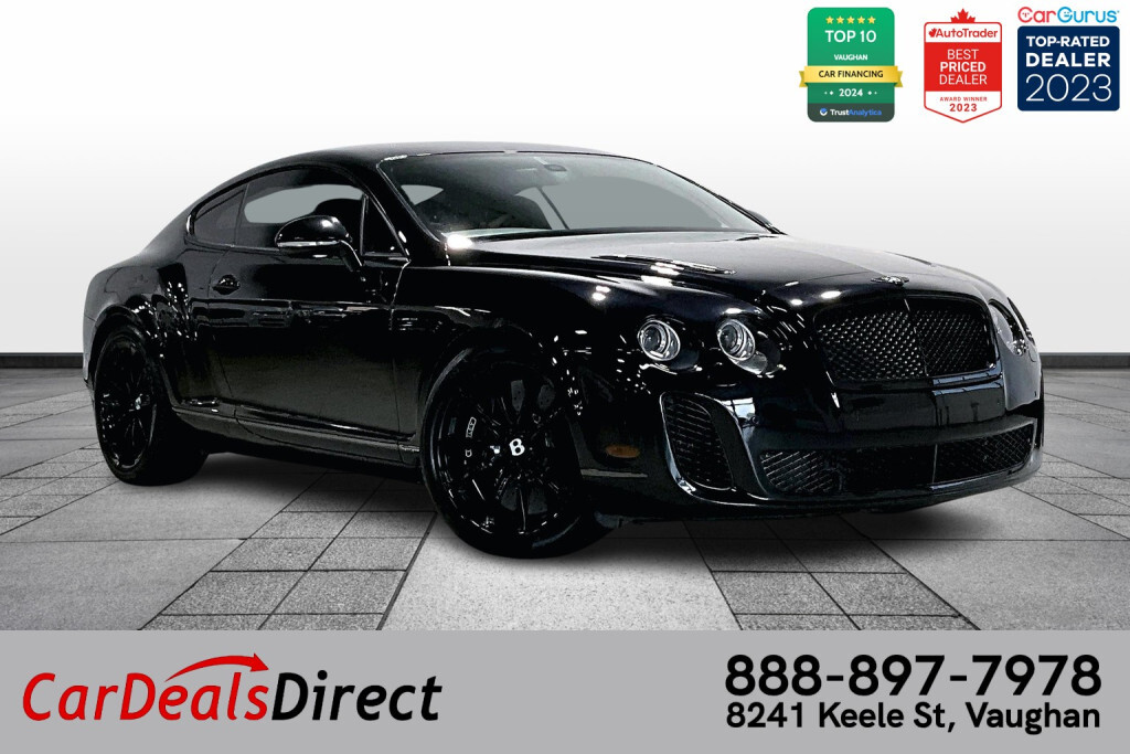 2010 Bentley Continental GT Supersports/ Ultra rare/Carbon Ceramic Brakes/ Wid