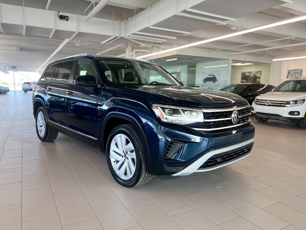2021 Volkswagen Atlas Highline Sunroof - Mags 20in - leather / Toit pano