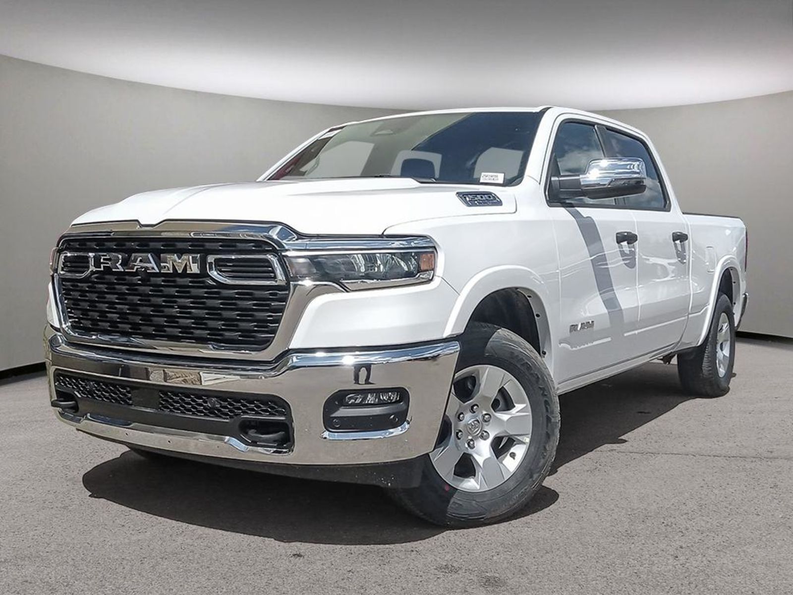 2025 Ram 1500 BIG HORN IN BRIGHT WHITE EQUIPPED WITH A 3.0L HURR