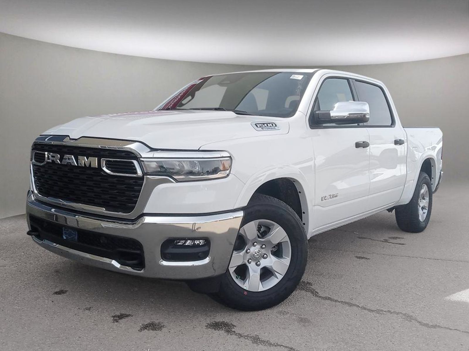2025 Ram 1500 BIG HORN IN BRIGHT WHITE EQUIPPED WITH A 3.6L V6 W