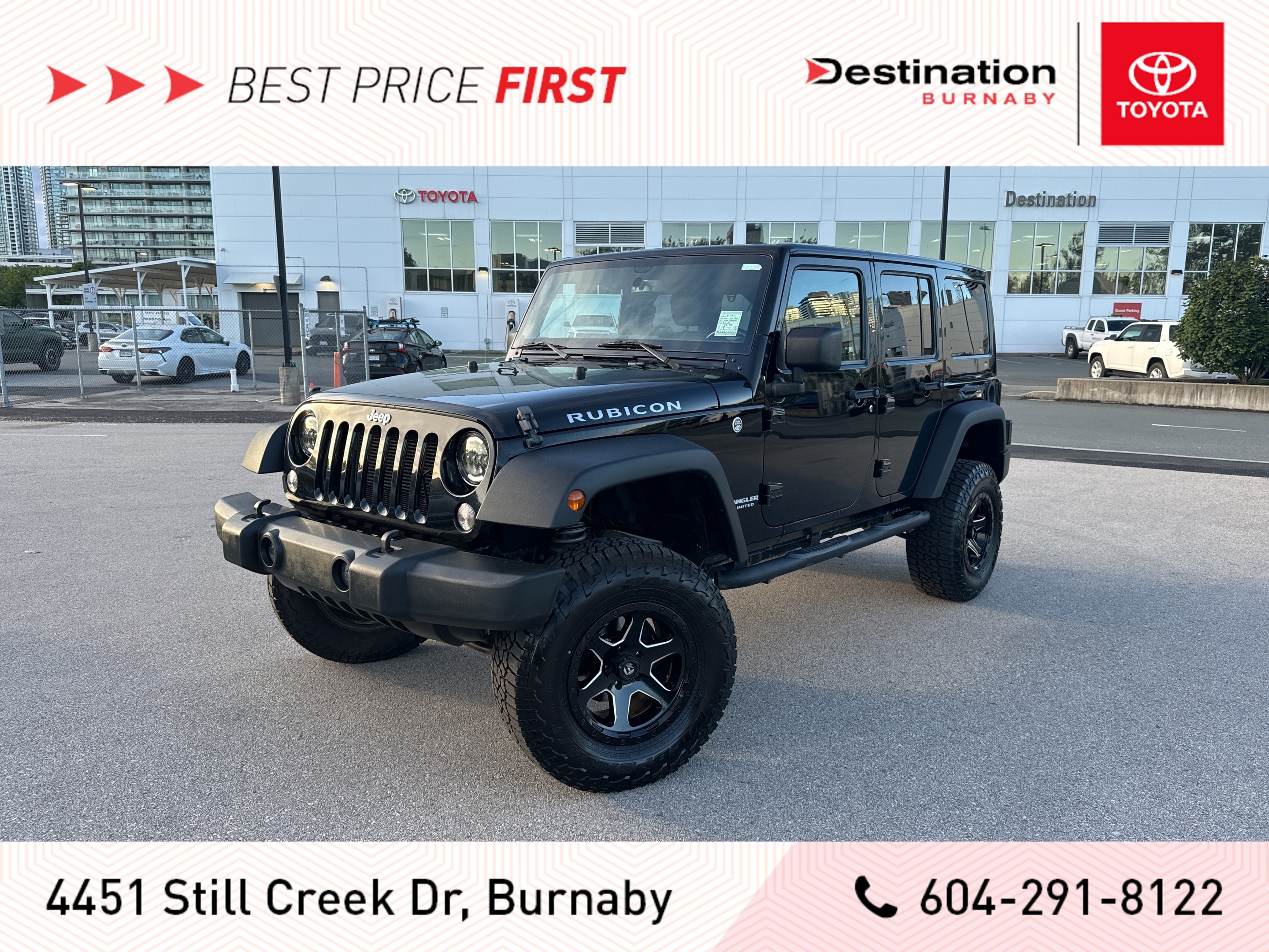 2016 Jeep WRANGLER UNLIMITED Rubicon Lifted! No Accidents Fully Packaged!