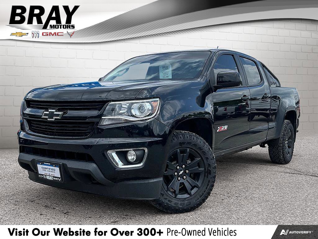 2017 Chevrolet Colorado 4WD Z71 CERTIFIED PRE-OWNED | 1-OWNER | CLEAN CARF