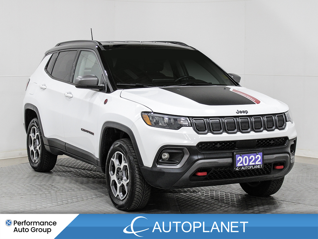 2022 Jeep Compass Trailhawk 4x4, Back Up Cam, Heated Seats!
