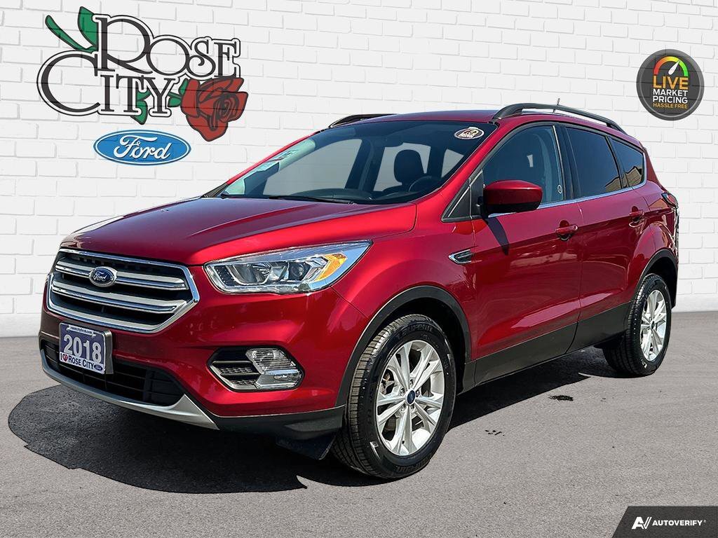 2018 Ford Escape SEL | FWD | Touch Screen Nav | Heated Leather | Po