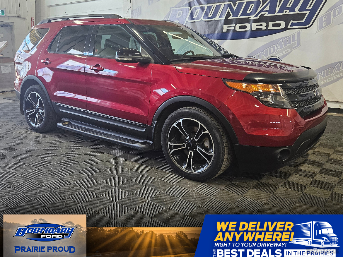2015 Ford Explorer SPORT | HTD/CLD LEATHER | DUAL ROOF | NAV
