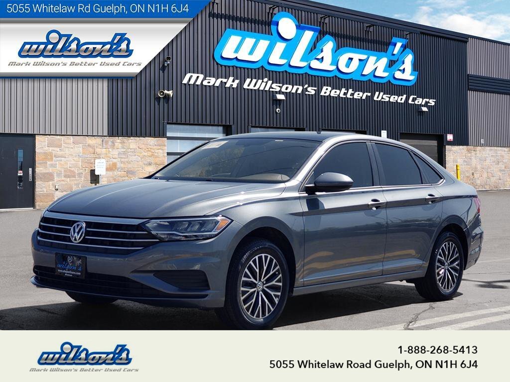 2020 Volkswagen Jetta Highline, Leatherette, Pano Roof, Heated Seats, Bl