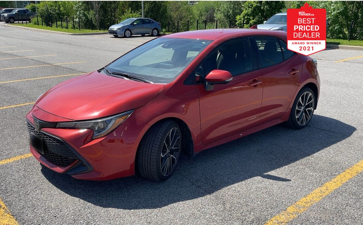 2019 Toyota Corolla Hatchback SE, Accident free, 1 Owner, Dealership Maintained