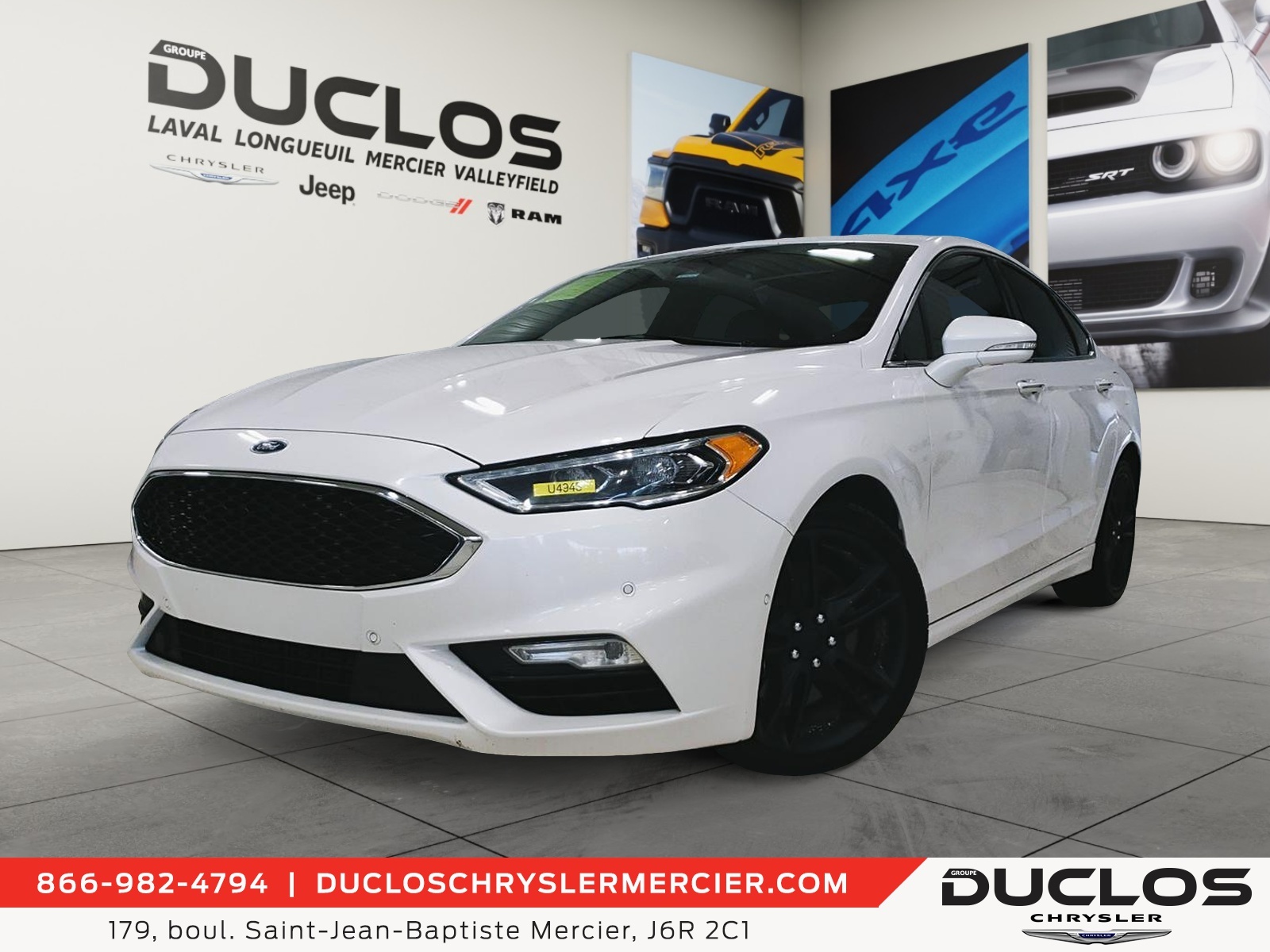2018 Ford Fusion Sport * AWD * TOIT OUVR. * DÉMARREUR * BLUETOOTH *