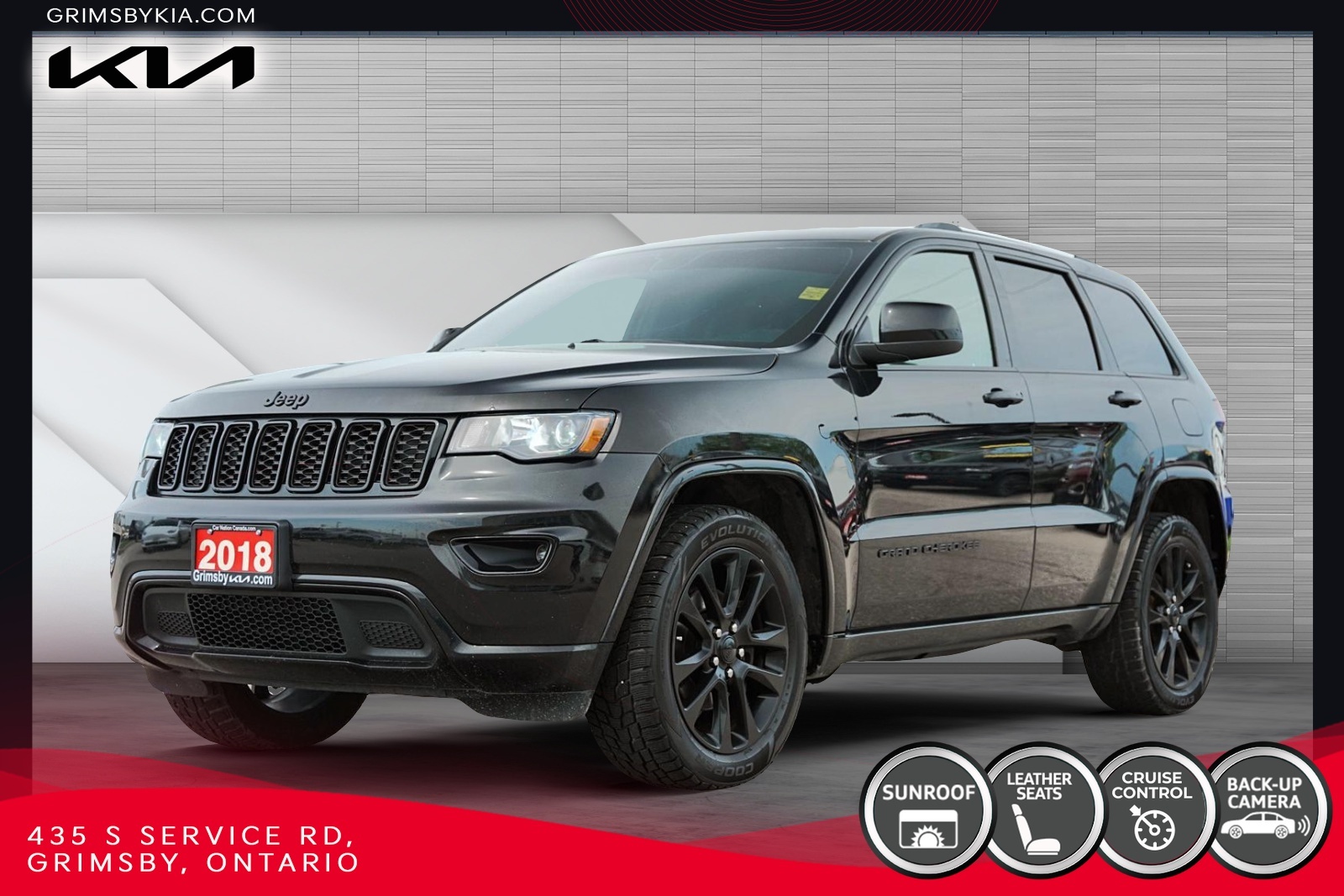 2018 Jeep Grand Cherokee Altitude IV | LEATHER | SUN ROOF | 4WD