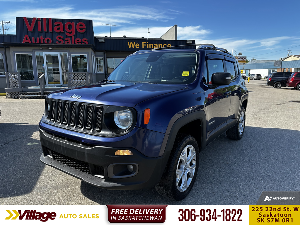 2017 Jeep Renegade Limited  - Leather Seats -  Bluetooth