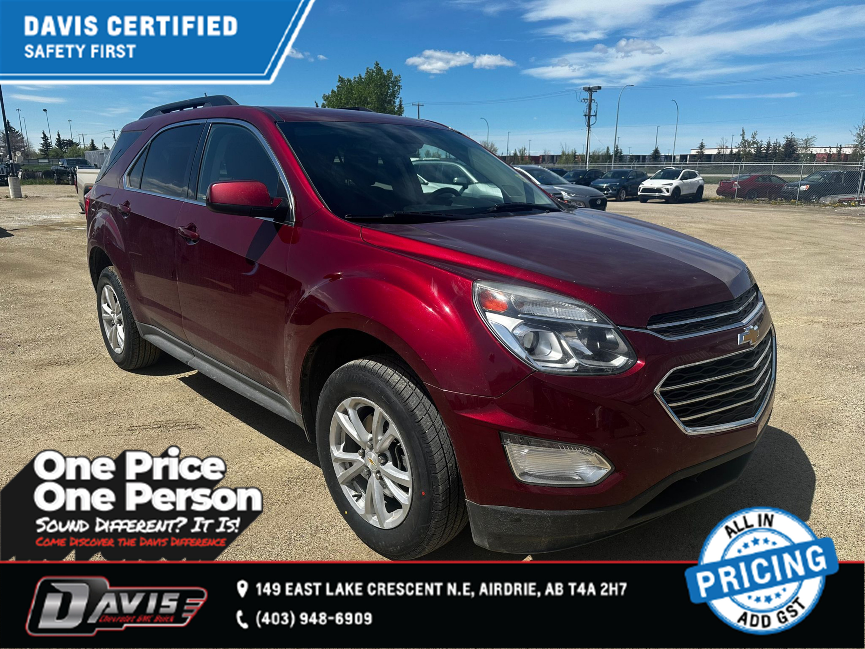 2017 Chevrolet Equinox LT LOCALLY OWNED | NO ACCIDENTS | WELL EQUIPPED | 