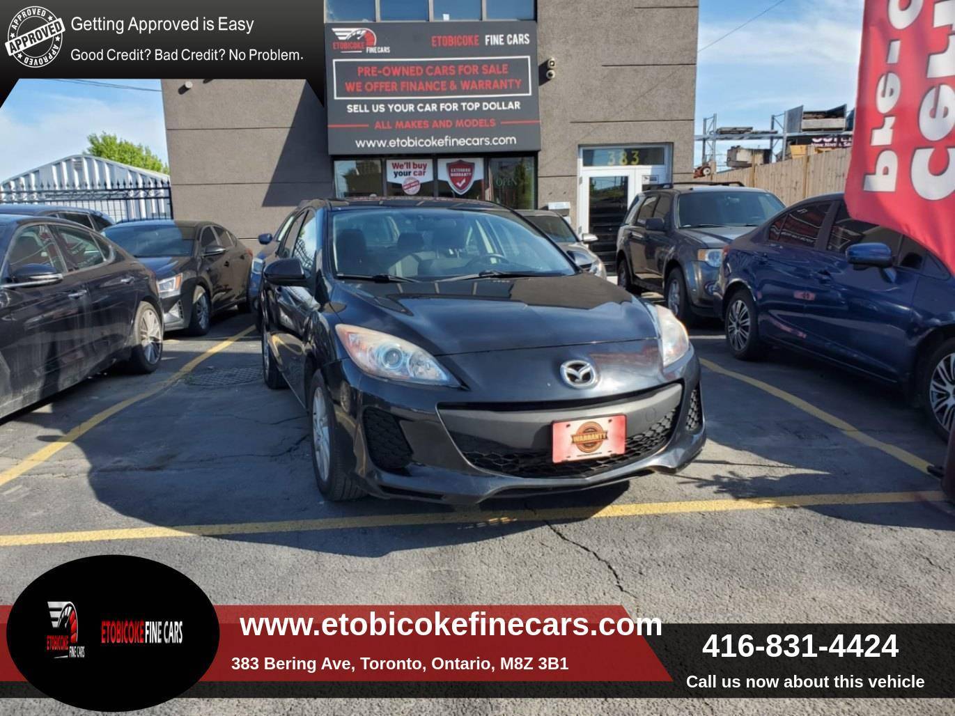 2012 Mazda Mazda3 4dr Sdn Man GS-SKY FULLY CERTIFIED WITH FREE WARRA