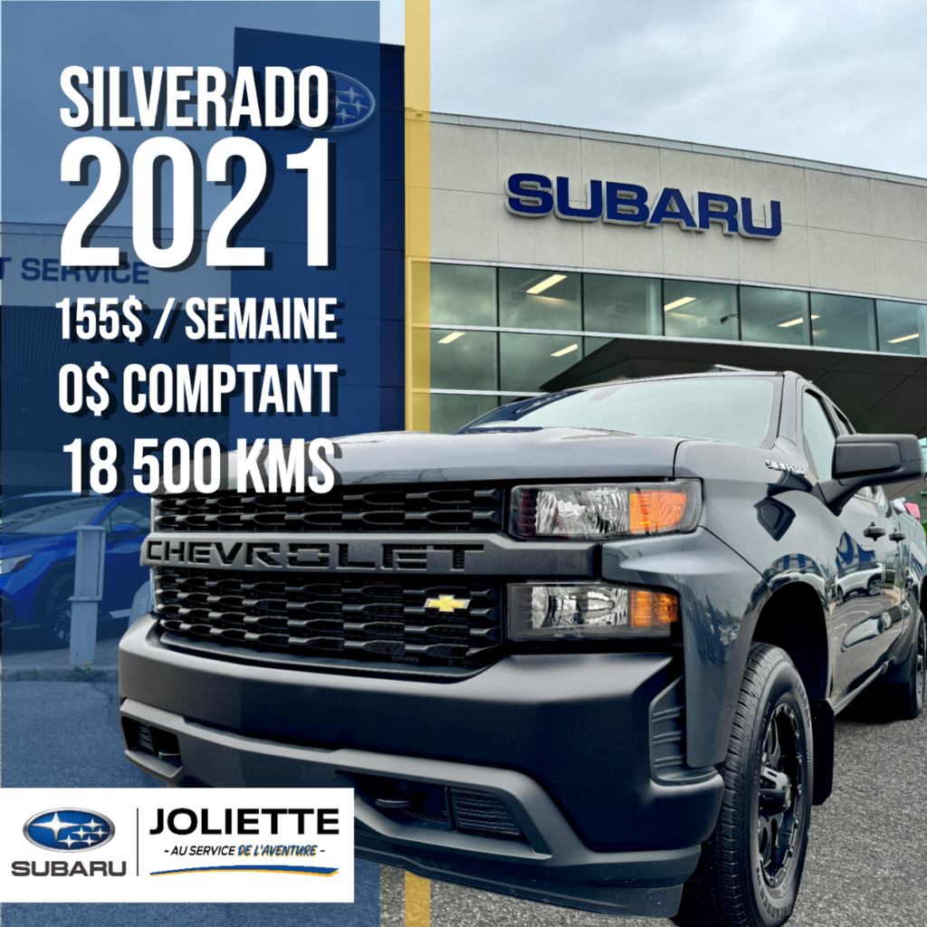 2021 Chevrolet Silverado 1500 Work Truck Moteur V8 5,3 litres | Très bas kilomét
