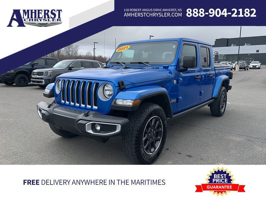 2021 Jeep Gladiator 4x4 Overland, Heated Seats and Steering, Hitch