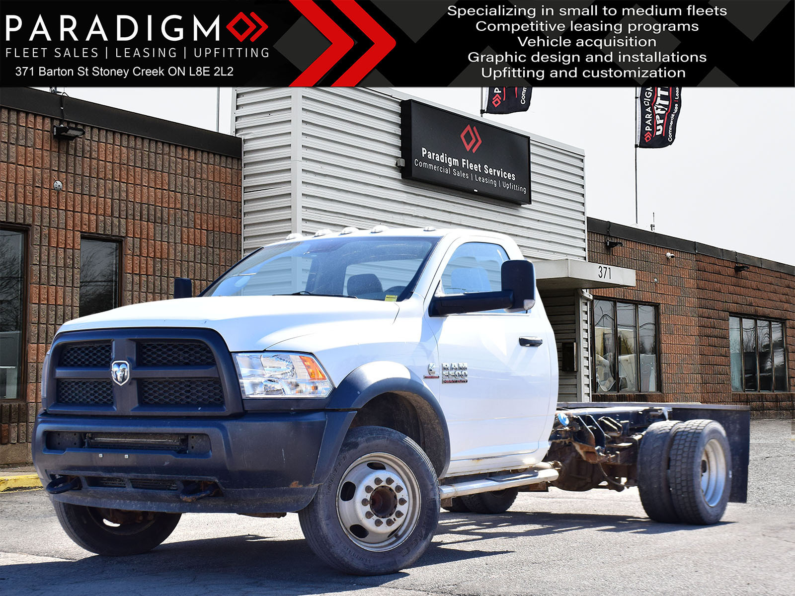 2015 Ram 5500 5500 2WD Regular Cab Chassis 6.7L Cummins AS IS