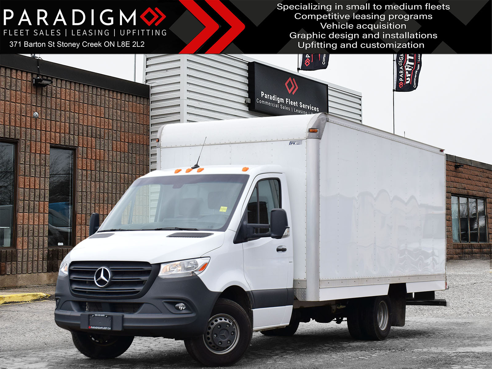 2023 Mercedes-Benz Chassis with 16 feet box 4500 170-Inch WB Standard Box Truck 2.0L Diesel V6