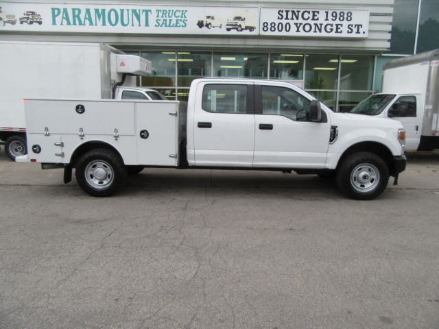 2022 Ford F-350 GAS 4X4 CREW CAB WITH NEW SERVICE UTILITY BODY