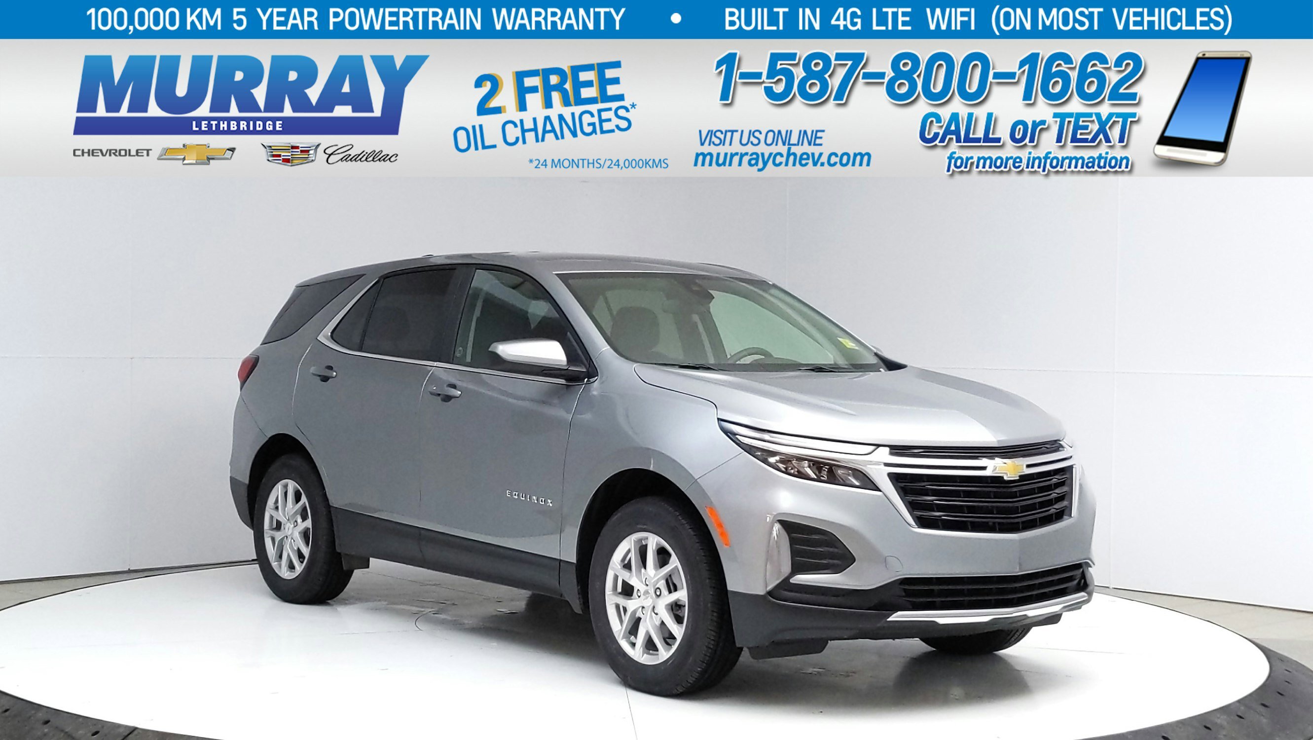 2023 Chevrolet Equinox LT AWD | Heated Front Seat | Remote Start | Low KM