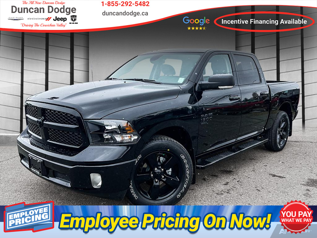 2023 Ram 1500 Classic 4X4, Premium Sound System, A/C, Tow Package. 