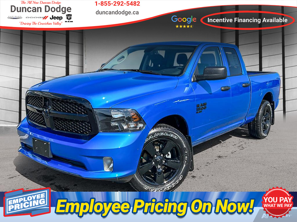 2023 Ram 1500 Classic Bluetooth, 4X4, A/C, Back up Cam, Towing. 