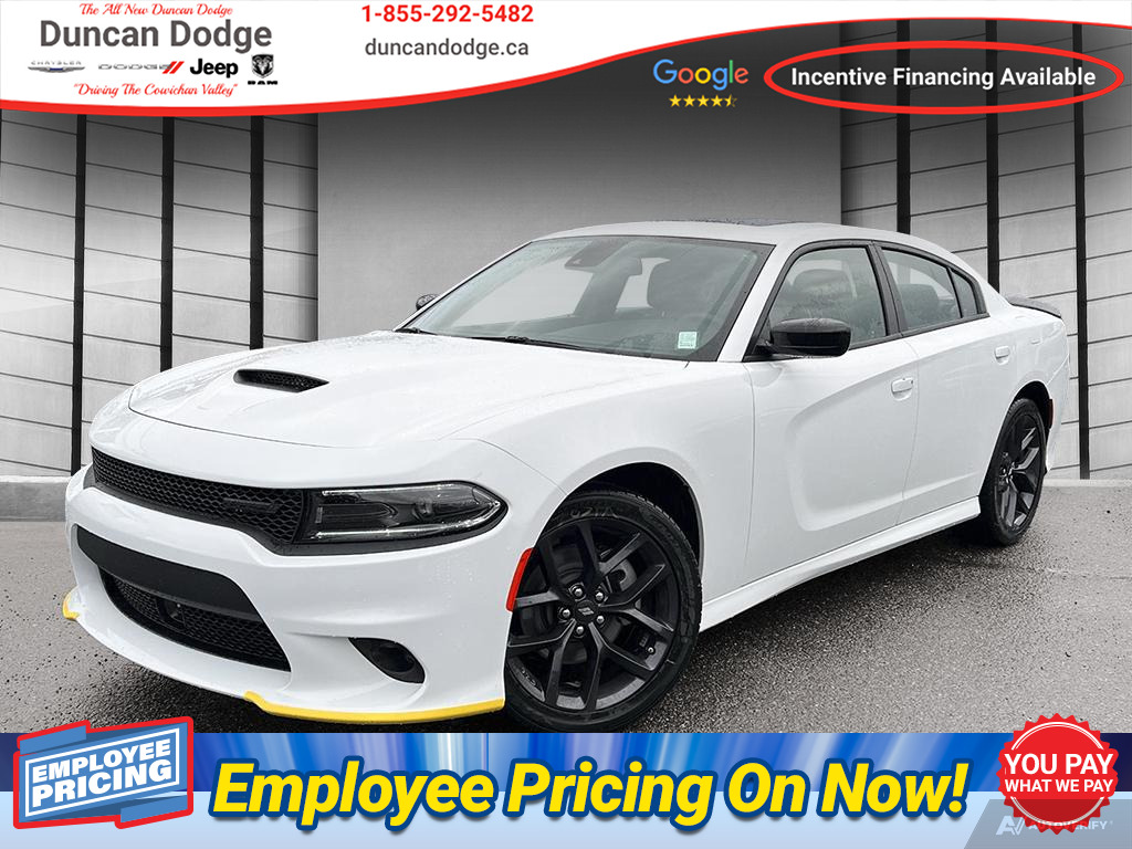 2023 Dodge Charger GT, Cooled Seats, Sunroof, Park and Lane Assist. 