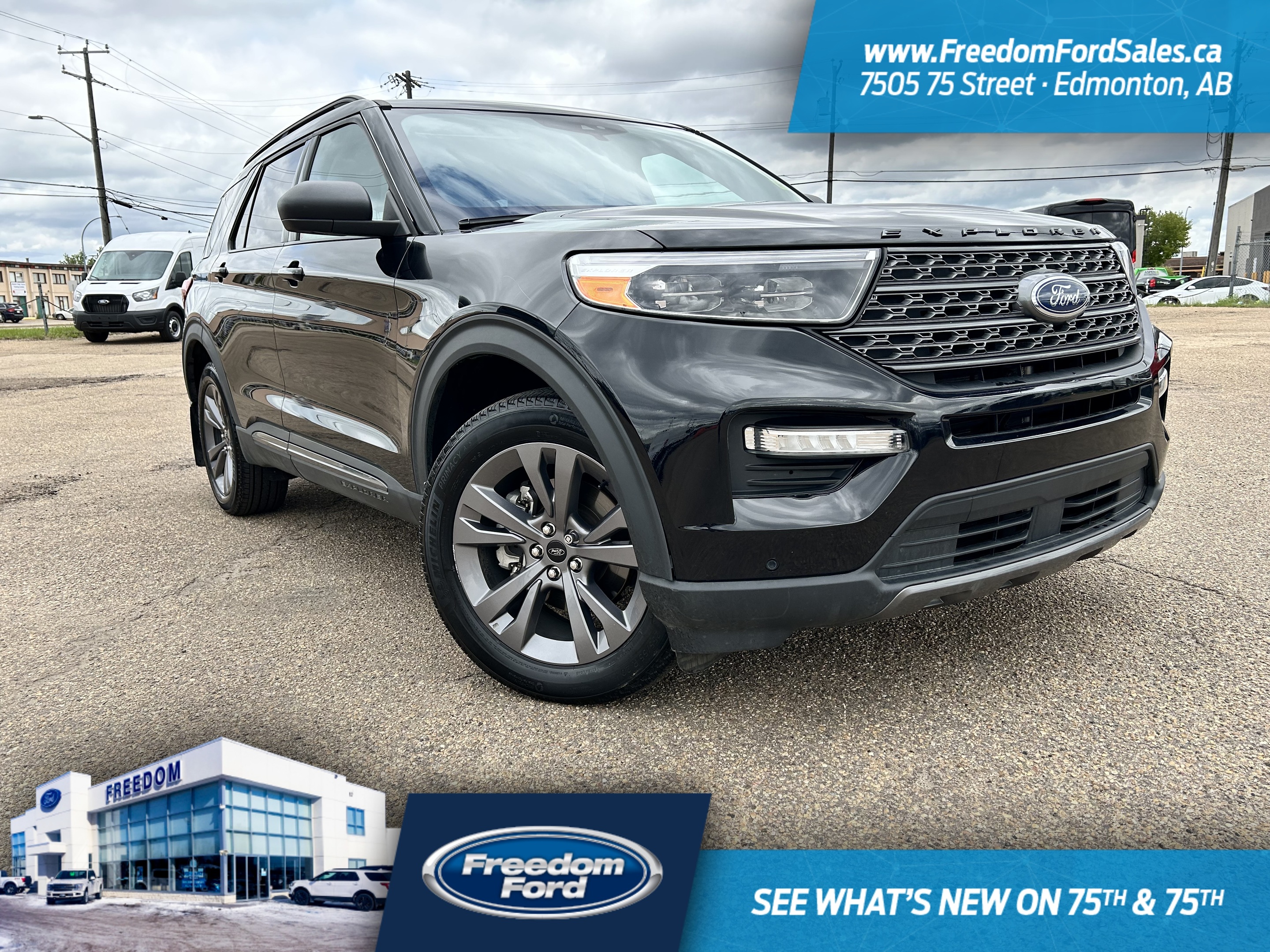 2021 Ford Explorer XLT | Rear Cam | Moonroof | Heated Seats | SYNC 3 