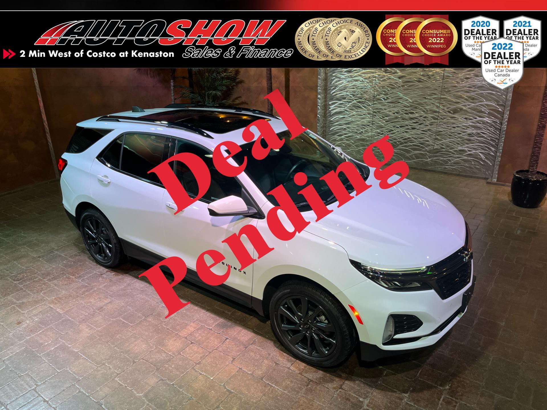 2022 Chevrolet Equinox RS AWD - Pano Roof, Htd Seats, Rmt St, Carplay