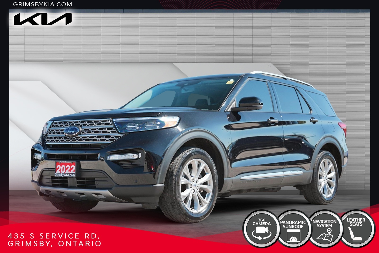 2022 Ford Explorer LIMITED | RUNNING BOARDS | 4WD | PANO ROOF |