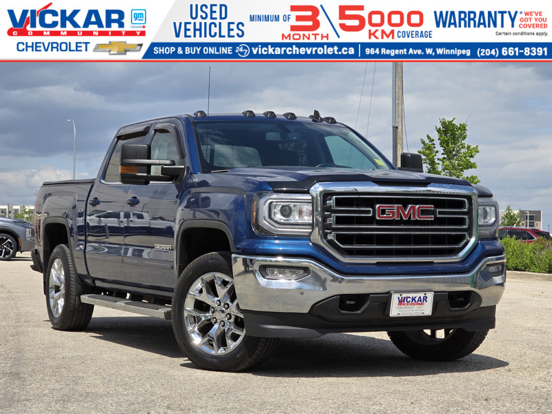 2018 GMC Sierra 1500 Crew Cab 4x4 with Max Trailer tow package 
